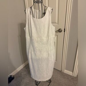 Kasper dress Vanilla ice color size 18